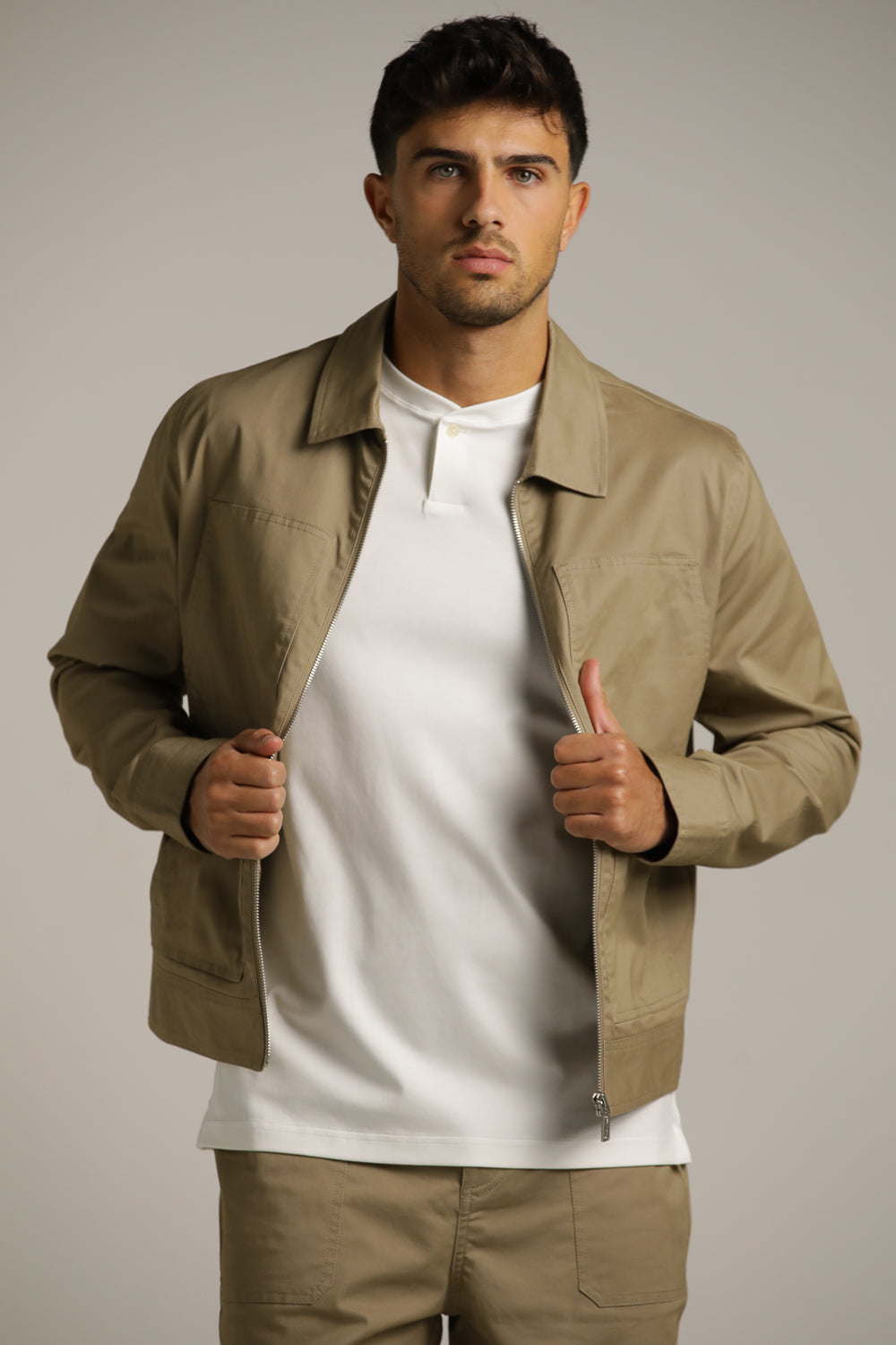 ג'קט באורך מותן בגזרת סלים עם כיסים קדמיים | קנת קול