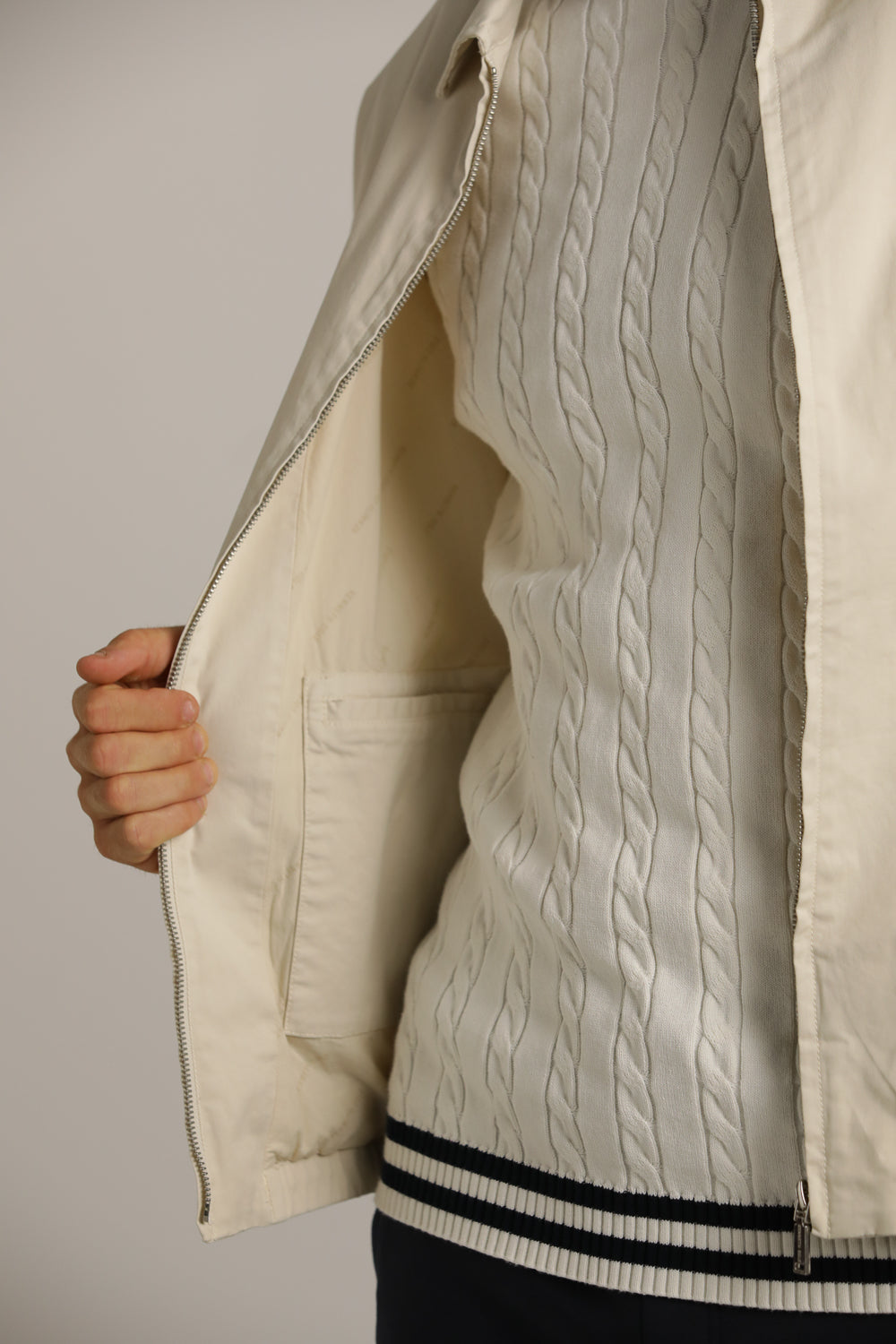 ג'קט אוברסייז במראה שטוף | קנת קול