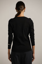 טישירט ארוכה עם צווארון עגול | קנת קול