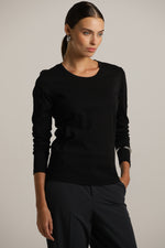 טישירט ארוכה עם צווארון עגול | קנת קול