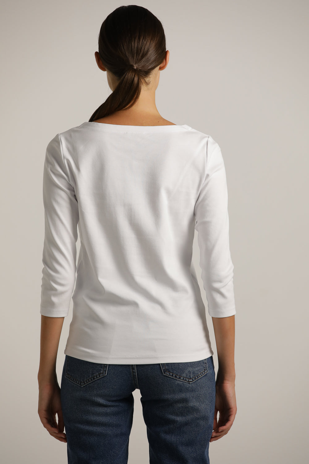 טישירט בייסיק עם שרוולים באורך 3/4 | קנת קול