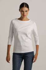 טישירט בייסיק עם שרוולים באורך 3/4 | קנת קול