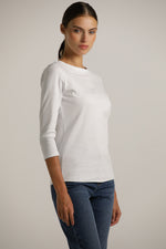 טישירט בייסיק עם שרוולים באורך 3/4 | קנת קול