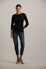 טישירט בייסיק עם שרוולים באורך 3/4 | קנת קול