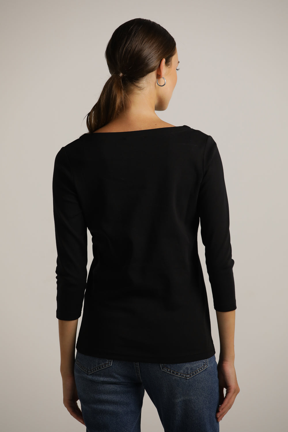 טישירט בייסיק עם שרוולים באורך 3/4 | קנת קול