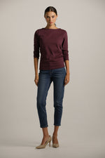 טישירט בייסיק עם שרוולים באורך 3/4 | קנת קול