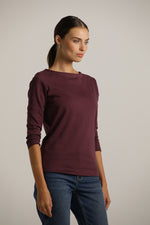 טישירט בייסיק עם שרוולים באורך 3/4 | קנת קול