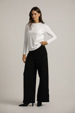 חולצת רגלן ארוכה עם צווארון עגול | קנת קול