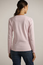 טישרט ארוכה עם צווארון וי  | קנת קול