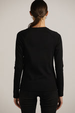 חולצת רגלן ארוכה עם צווארון עגול | קנת קול