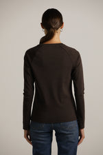 חולצת רגלן ארוכה עם צווארון עגול | קנת קול