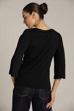 חולצת טי עם שרוולים נפוחים | קנת קול