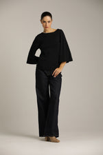 חולצת טי עם שרוולים נפוחים | קנת קול