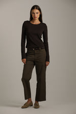 טישירט ארוכה דקה עם סיומת כפפה | קנת קול