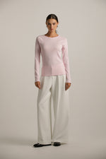 חולצת רגלן ארוכה בגזרה צמודה | קנת קול