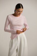 חולצת רגלן ארוכה בגזרה צמודה | קנת קול