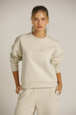 סווטשירט מבד רך עם לוגו בולט | קנת קול