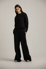 מכנסי טרנינג רחבים עם כפתורים בצד | קנת קול