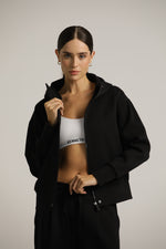 ג'קט עם כובע קפוצ'ון ורוכסן נסתר | קנת קול