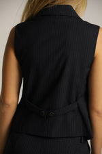 וסט מחויט בעיצוב פסים | קנת קול