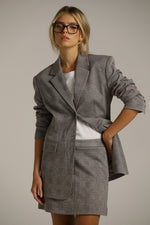 בלייזר מחויט בגזרת אוברסייז | קנת קול