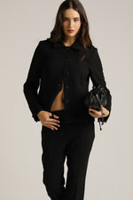 ג'קט מחויט בגזרה צמודה | קנת קול