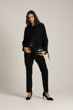 ג'קט מחויט בגזרה צמודה | קנת קול