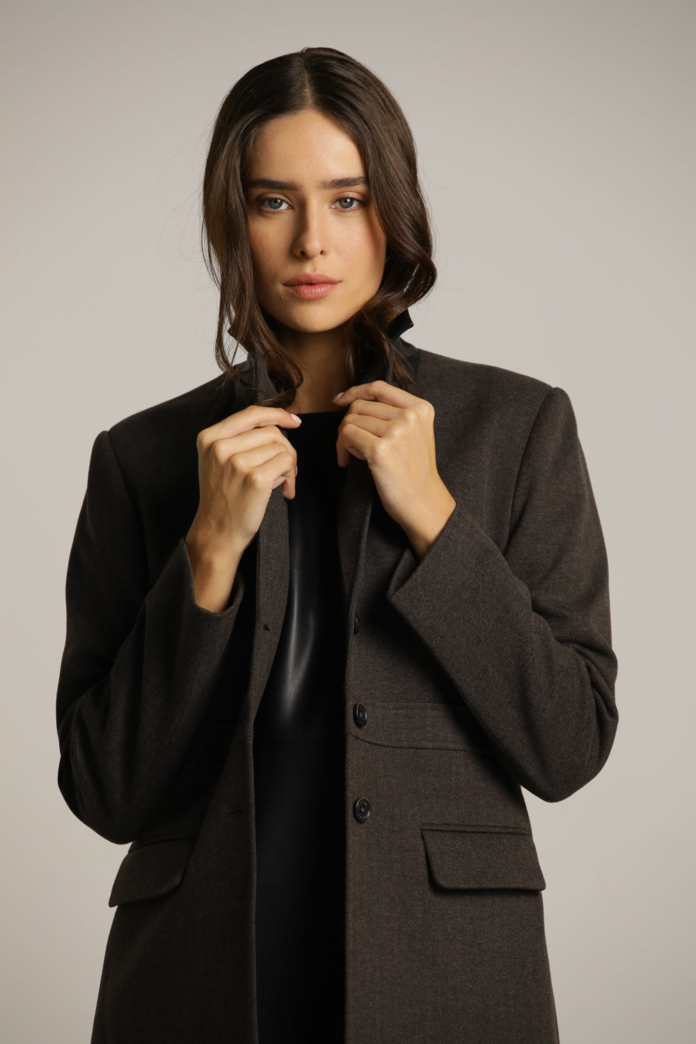 בלייזר ארוך בגזרה מחויטת | קנת קול