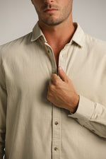 חולצת קורדרוי מכופתרת לגברים | קנת קול