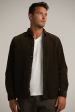 חולצת קורדרוי מכופתרת לגברים | קנת קול