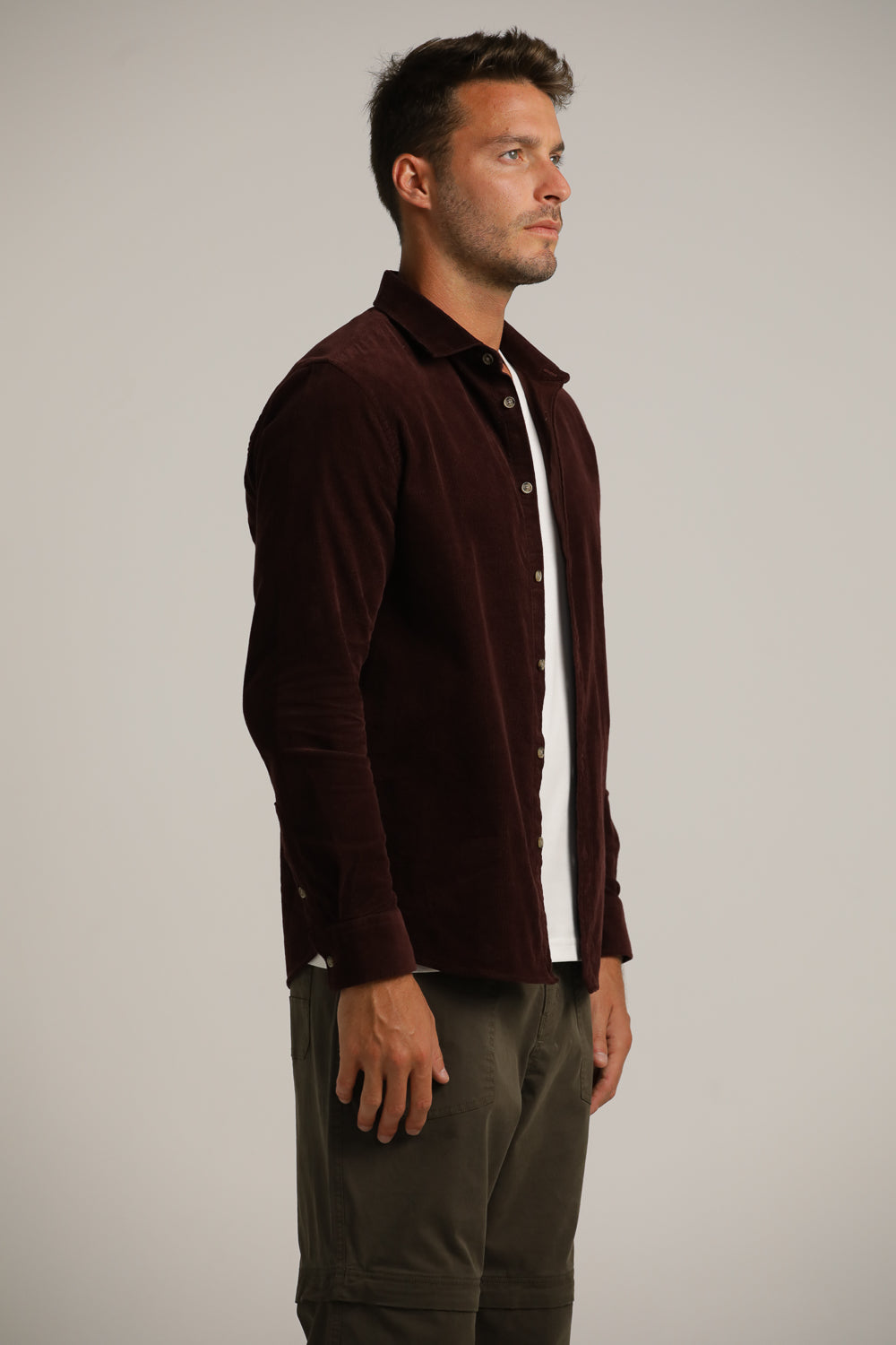 חולצת קורדרוי מכופתרת לגברים | קנת קול