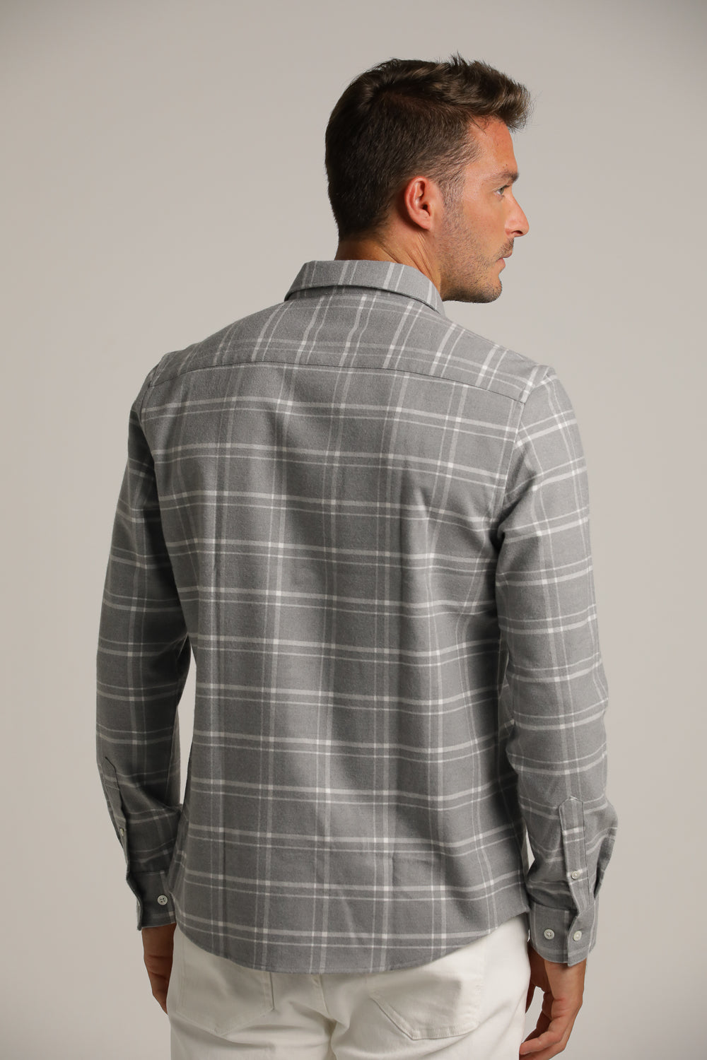 חולצה מכופתרת פלאנל בעיצוב משבצות | קנת קול