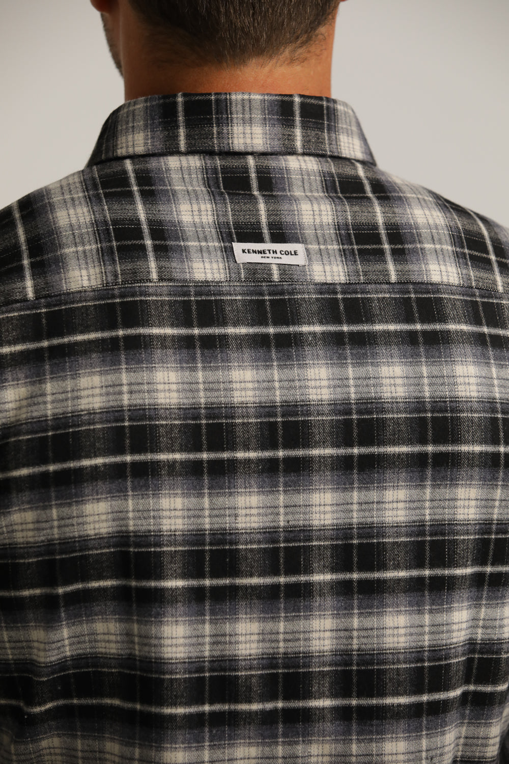 חולצת פלאנל מכופתרת בעיצוב משבצות | קנת קול