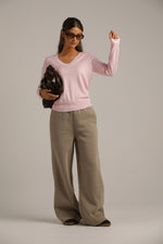 סריג בייסיק עם מחשוף וי | קנת קול