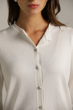 סריג קרדיגן בייסיק עם מחשוף עגול | קנת קול