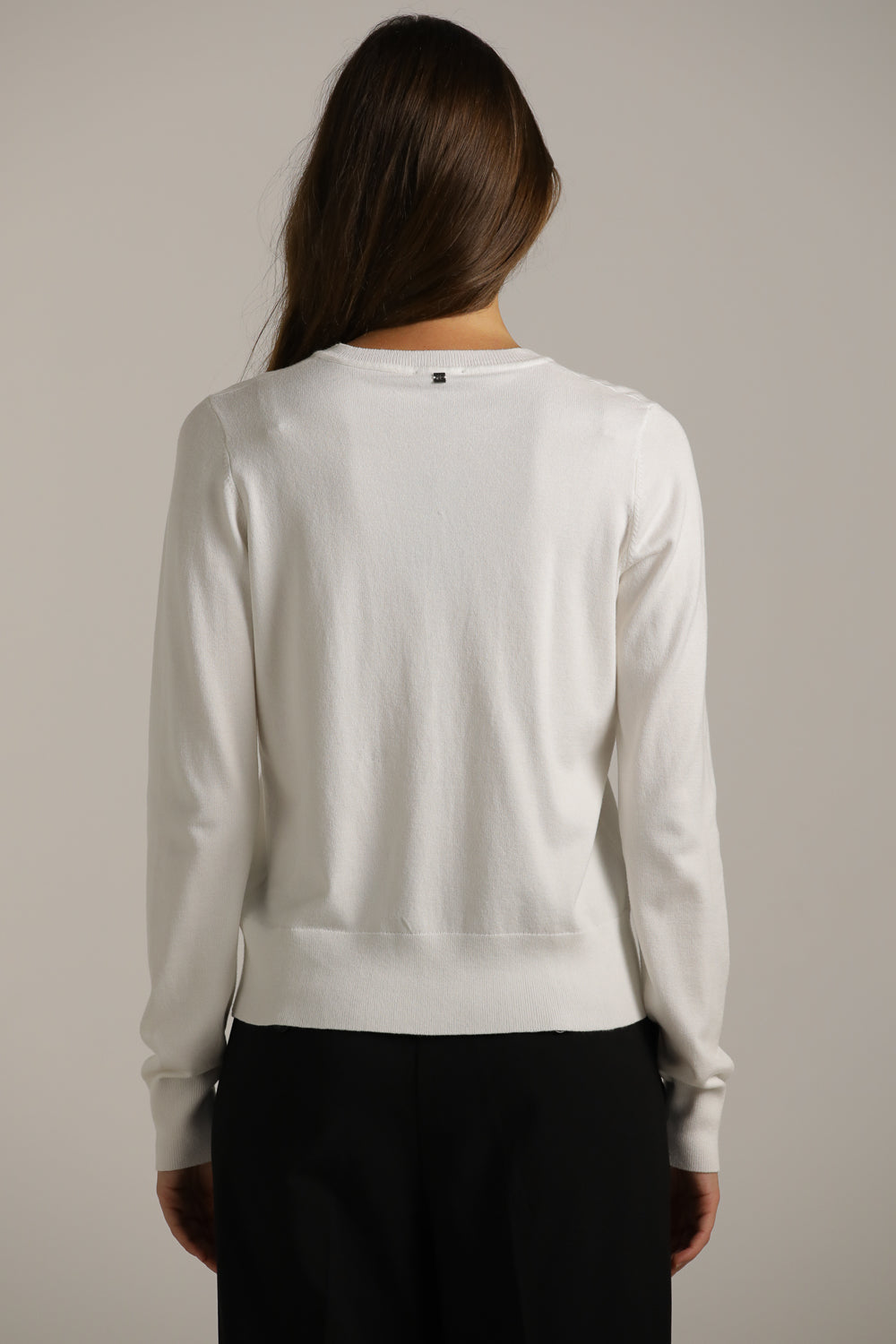 סריג קרדיגן בייסיק עם מחשוף עגול | קנת קול