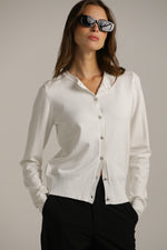 סריג קרדיגן בייסיק עם מחשוף עגול | קנת קול