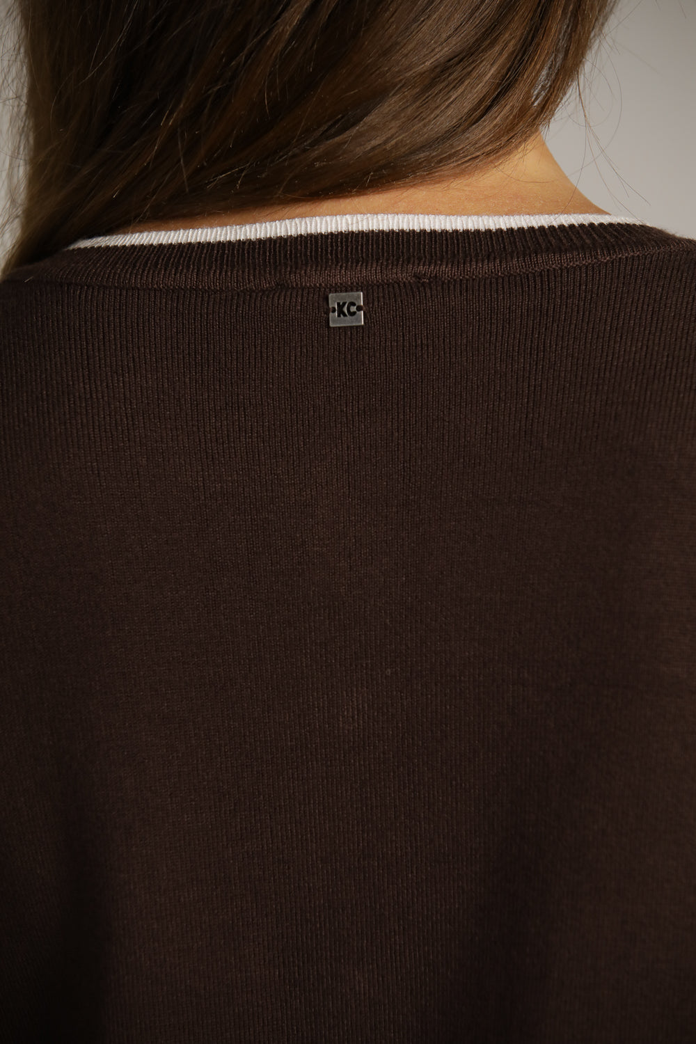 סריג קרדיגן בייסיק עם מחשוף עגול | קנת קול