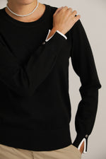 סריג בייסיק עם מחשוף עגול | קנת קול