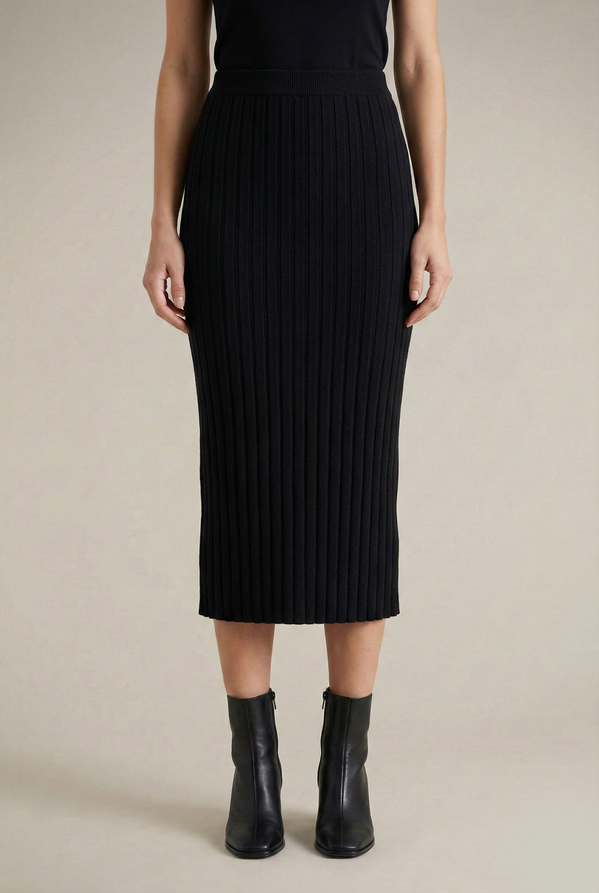 חצאית במראה קפלים לנשים | קנת קול