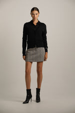 קרדיגן סריג דק חצי שקוף | קנת קול