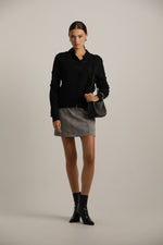 קרדיגן סריג דק חצי שקוף | קנת קול