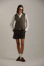 ווסט סרוג עם כפתורים | קנת קול