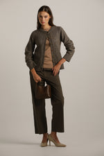 סריג קרדיגן במרקם צמרי | קנת קול