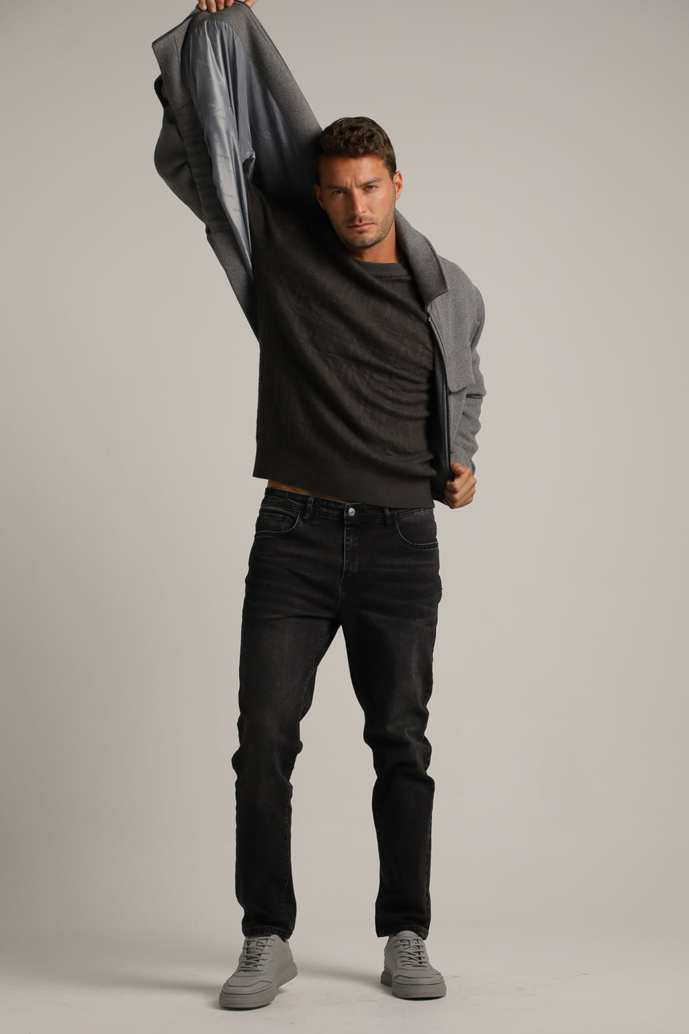 ג'קט בומבר במרקם צמרי | קנת קול