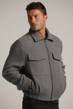 ג'קט בומבר במרקם צמרי | קנת קול