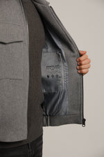 ג'קט בומבר במרקם צמרי | קנת קול