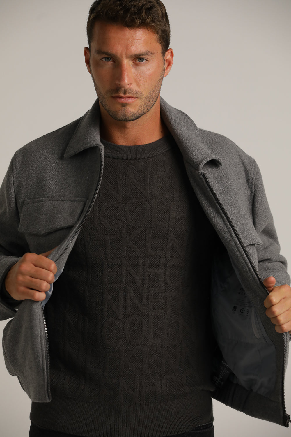 ג'קט בומבר במרקם צמרי | קנת קול