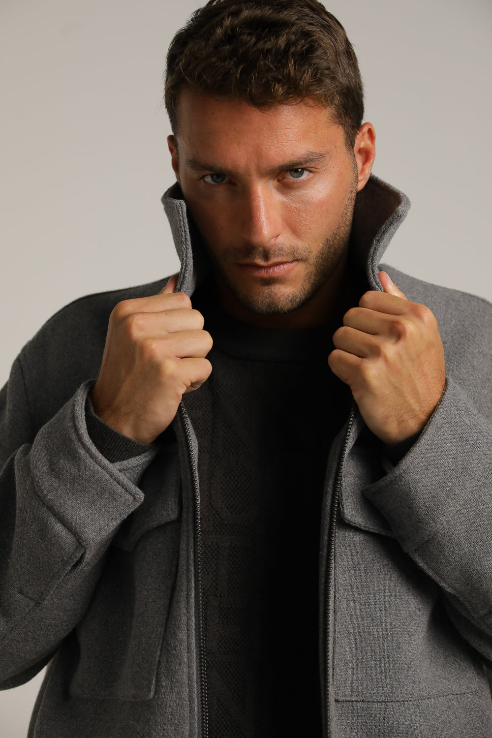 ג'קט בומבר במרקם צמרי | קנת קול