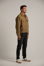 ג'קט בומבר במרקם ארוג מובלט | קנת קול